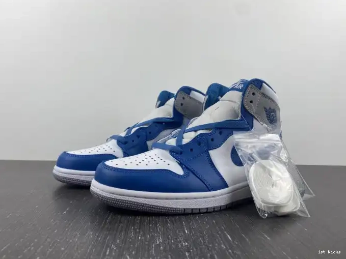 1st Kicks Shoes OG 1 True Jordan DZ5485-410 High Air Blue 0613